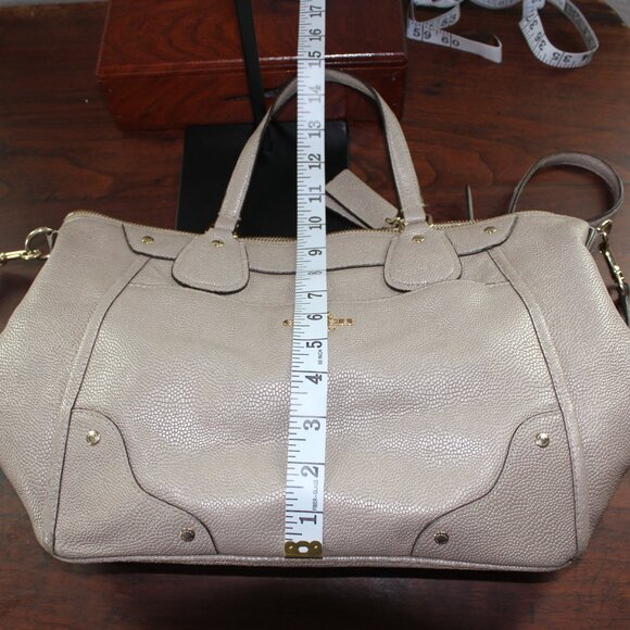 Coach Mickie Convertible Satchel Gold with Gold accents - Picture 9 of 12